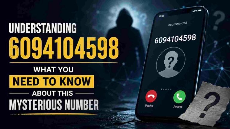 Understanding 6094104598: What You Need to Know About This Mysterious Number 1 6094104598